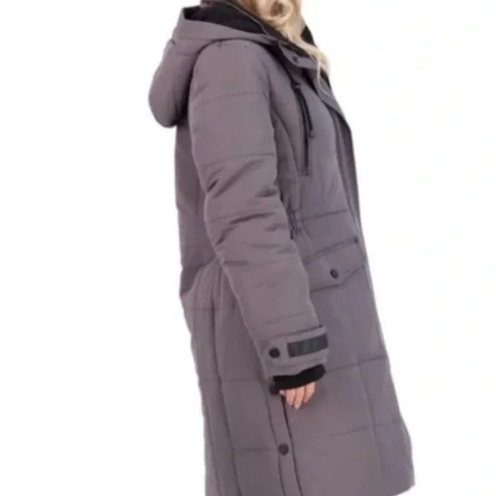Lucky Brand Puffer Hooded Jacket NWT L